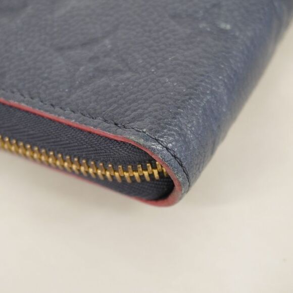 Louis Vuitton Long Wallet Monogram / Empreinte Zippy Wallet M62121 Marine Rouge - Picture 6 of 10